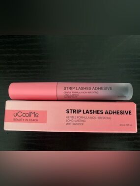 💖New uCoolMe Black Lash Glue Strip Adhesive - Latex Free, Waterproof, Fast Dry!✨